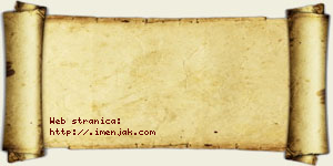 Janko Radić vizit kartica